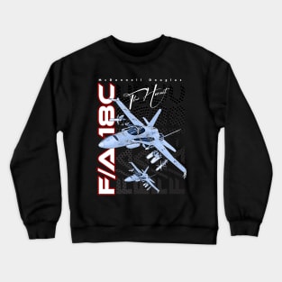 F/A-18C The Hornet Us Air Force Fighterjet Crewneck Sweatshirt